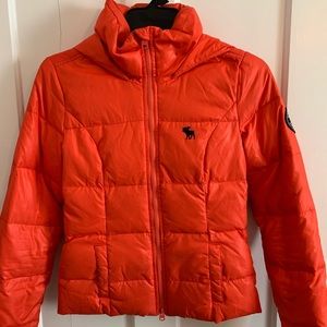 Brand new Abercrombie and Fitch Orange Jacket